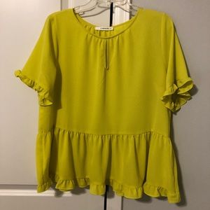Caramela Light Green Blouse